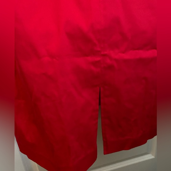 NWT Cleo Petites Ruffled Red Dress Stretchy Size 18 Petite - Picture 6 of 8